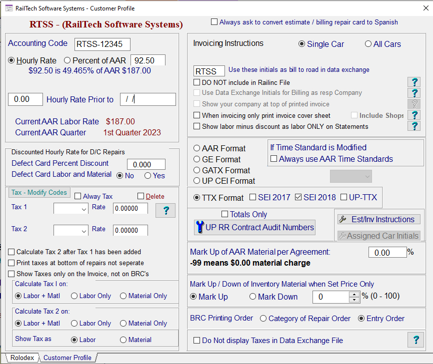 Customer Profile