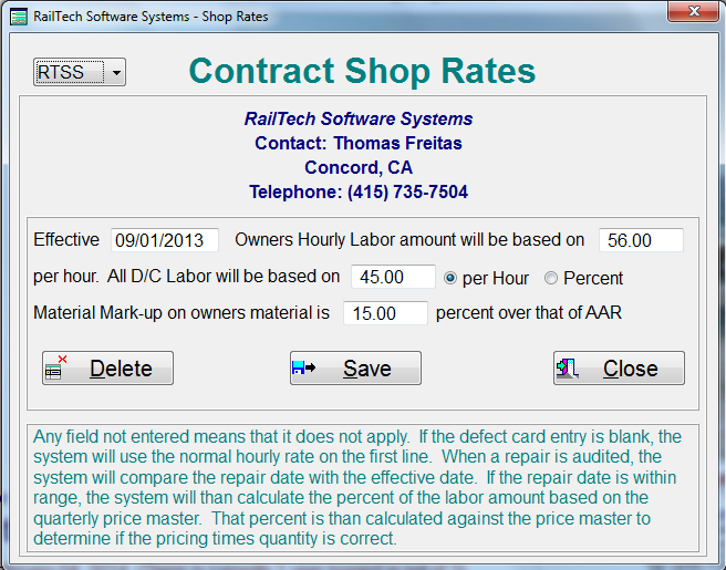 RailTech Software Systems